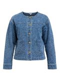 Product image thumbnail - TEXTURED DENIM JACKET, Light Blue Denim | 1