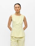 Product image thumbnail - PEPLUM TOP, Tender Yellow | 2