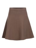 Product image thumbnail - KNITTED MINI SKIRT, Morel | 1