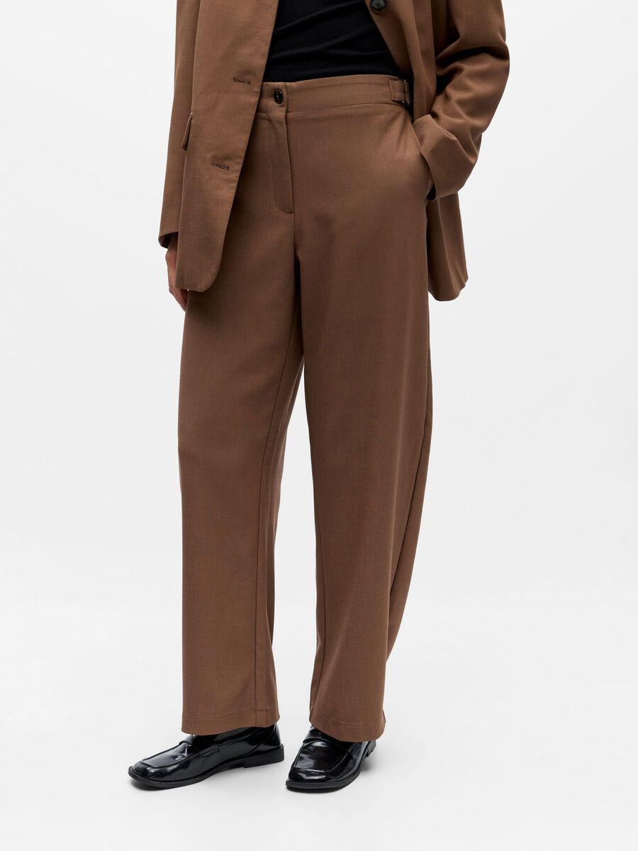 Product carousel image - COUPE AMPLE PANTALON, Cocoa Brown | 1