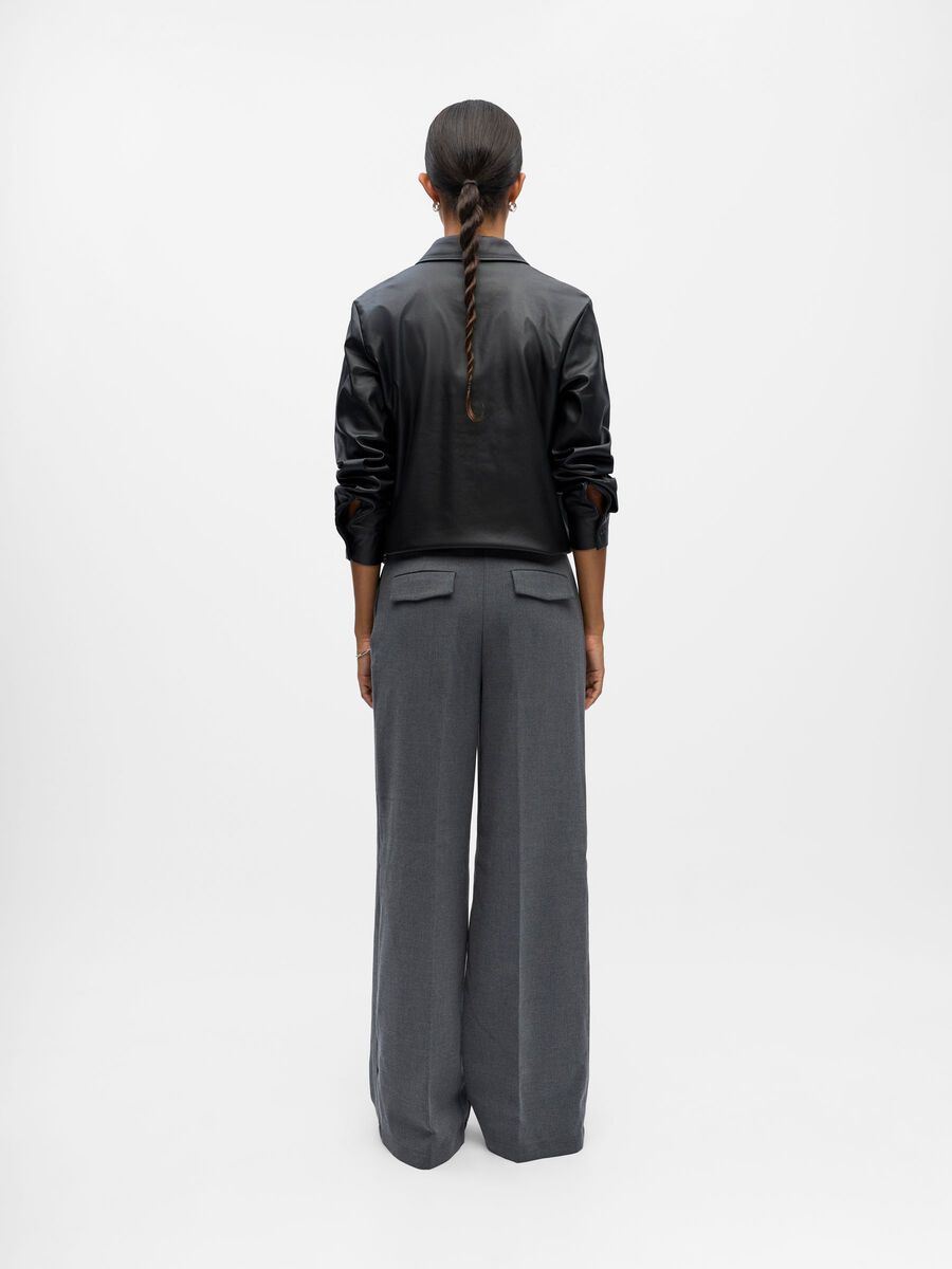 Product carousel image - LARGE PANTALON, Dark Grey Melange | 2