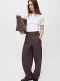 Product image thumbnail - WIDE-LEG TROUSERS, Seal Brown | 6