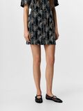 OBJECT EMBROIDERED MINI SKIRT, Black, highres - 23047594_Black_1219146_003.jpg