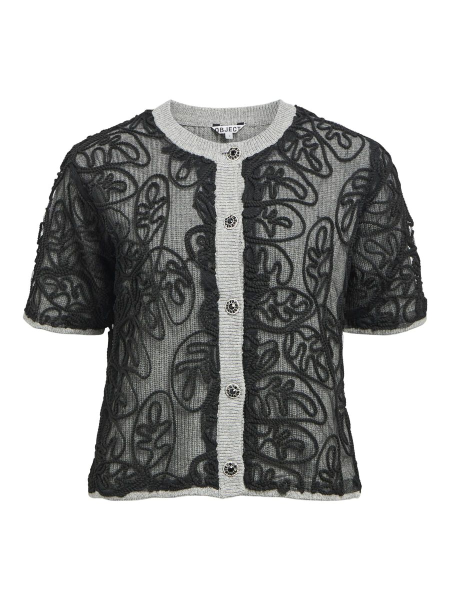 Product carousel image - CÁRDIGAN, Light Grey Melange | 1