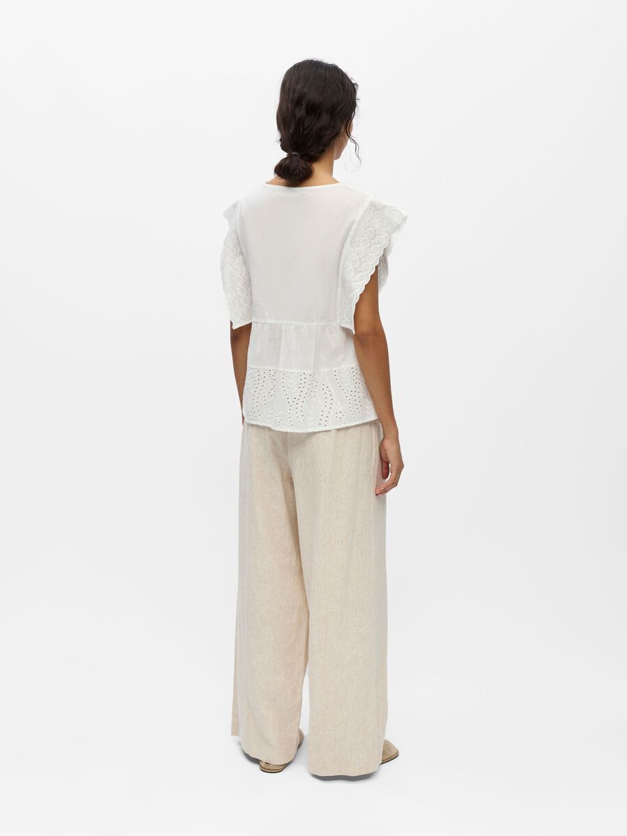 Product carousel image - BRODERIE ANGLAISE OBERTEIL, Cloud Dancer | 2