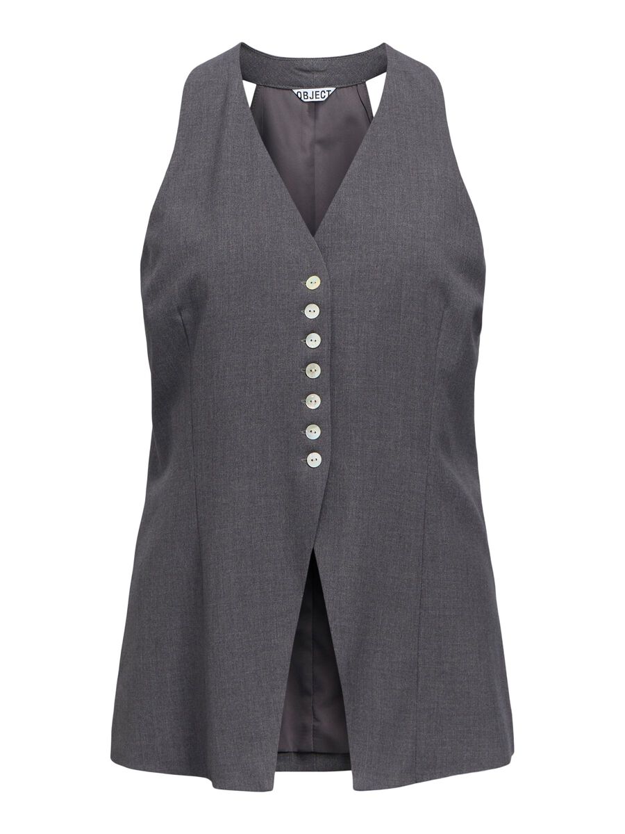 Carousel image - KAMIZELKA, Dark Grey Melange | 1