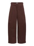 Product image thumbnail - BARREL LEG BUKSER, Seal Brown | 1