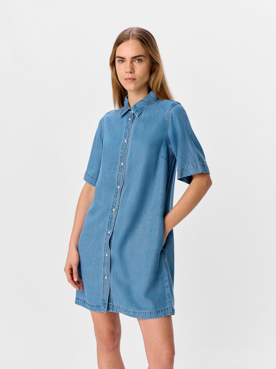 OBJECT DENIM MINI DRESS, Light Blue Denim, highres - 23045685_LightBlueDenim_003.jpg