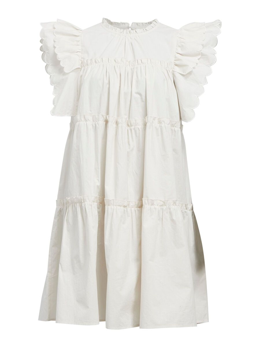 Carousel image - GERÜSCHTES MINIKLEID, White Sand | 1
