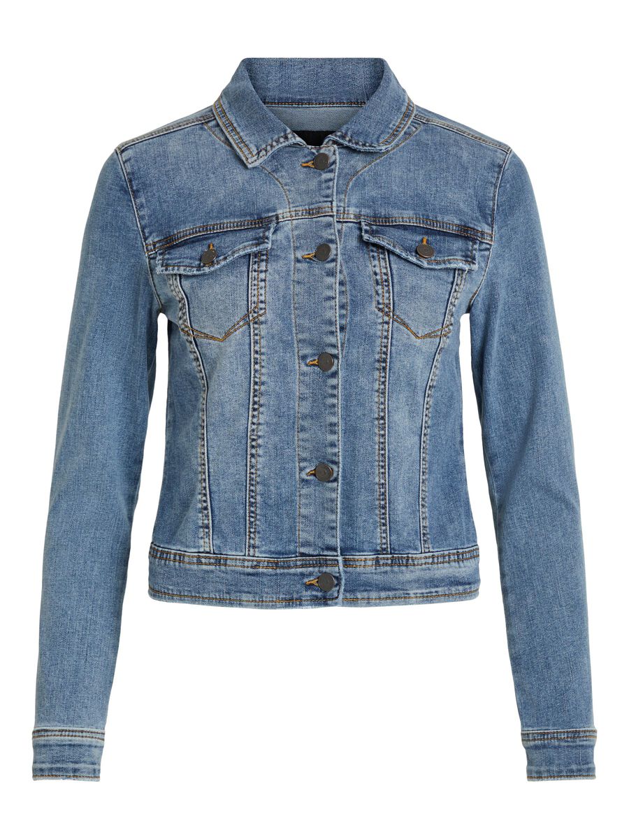 Object Collectors Item REGULAR FIT DENIM JACKET, Medium Blue Denim, highres - 23026129_MediumBlueDenim_001.jpg