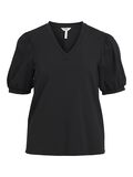 OBJECT PUFFÄRMAD T-SHIRT, Black, highres - 23041624_Black_001.jpg