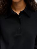Product image thumbnail - LONG SLEEVED POLO SHIRT, Black | 5