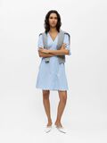 Product image thumbnail - BRODERIE SHIRT DRESS, Winter Sky | 4