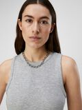 OBJECT GERIPPTES MAXIKLEID, Light Grey Melange, highres - 23040621_LightGreyMelange_007.jpg