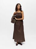 Product image thumbnail - EMBROIDERED MAXI DRESS, Seal Brown | 4