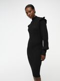 Object Collectors Item RIBBED KNITTED DRESS, Black, highres - 23040804_Black_007.jpg