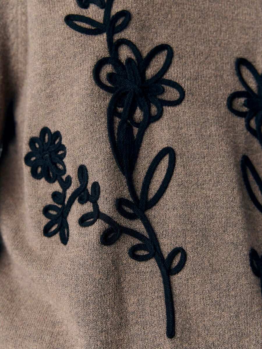 Carousel image - KNITTED PULLOVER, Morel | 5