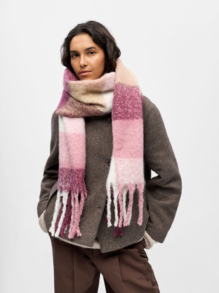 Carousel image - KNITTED SCARF, Lilas | 2