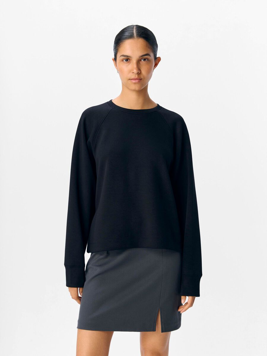OBJECT KLASSIEKE SWEATSHIRT, Black, highres - 23047204_Black_003.jpg