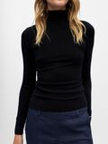 Product image thumbnail - OBJTHESS KNITTED PULLOVER, Black | 5