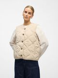 Product image thumbnail - QUILTED GILET, Humus | 2