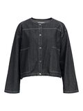 Product image thumbnail - GESTREIFTE HEMD, Black Denim | 1