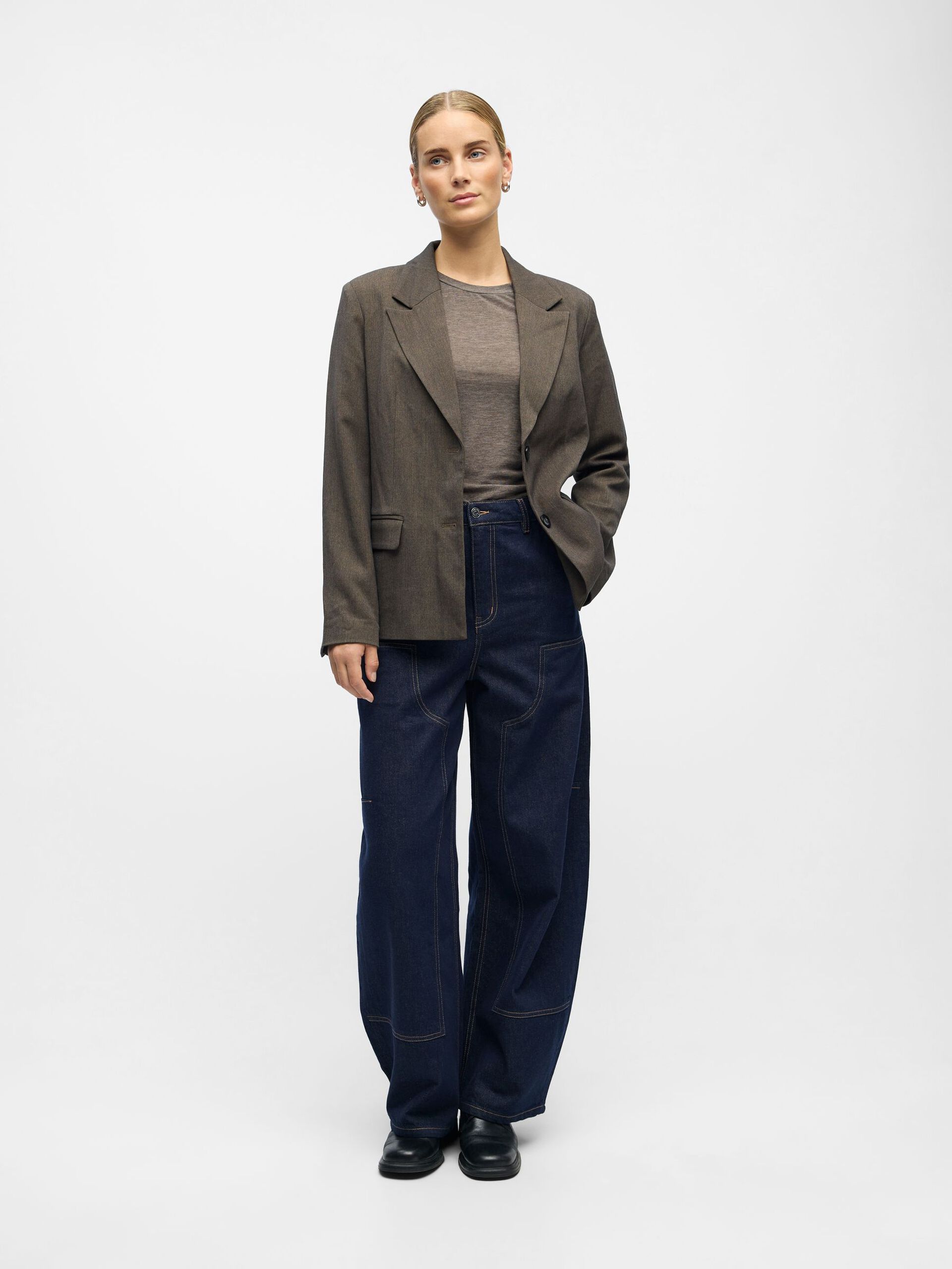 Carousel image - CASUAL BLAZER, Seal Brown | 4