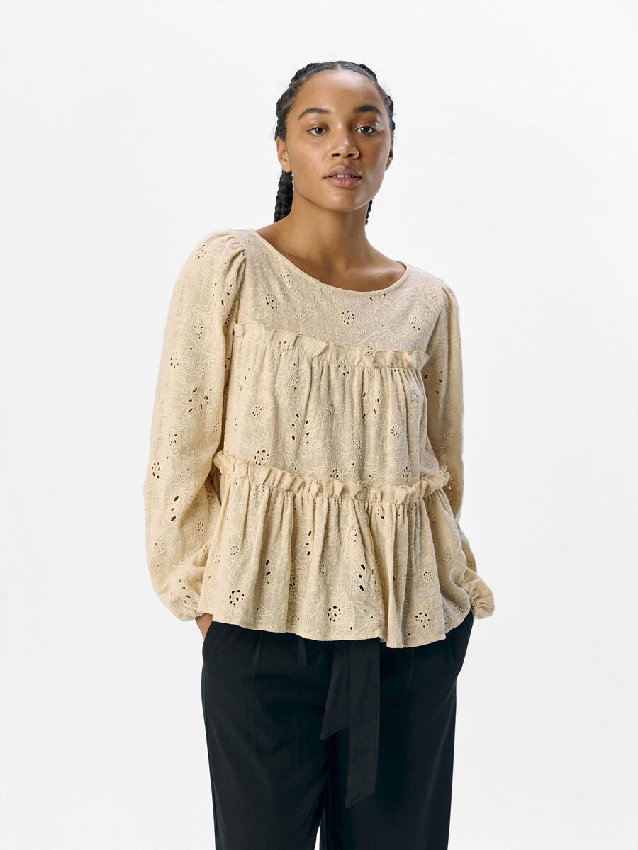 OBJECT BRODERIE ANGLAISE BLUS, Sandshell, highres - 23045984_Sandshell_003.jpg