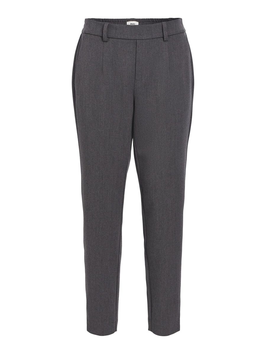 OBJECT OBJLISA PANTALON, Medium Grey Melange, highres - 23029728_MediumGreyMelange_910964_001.jpg