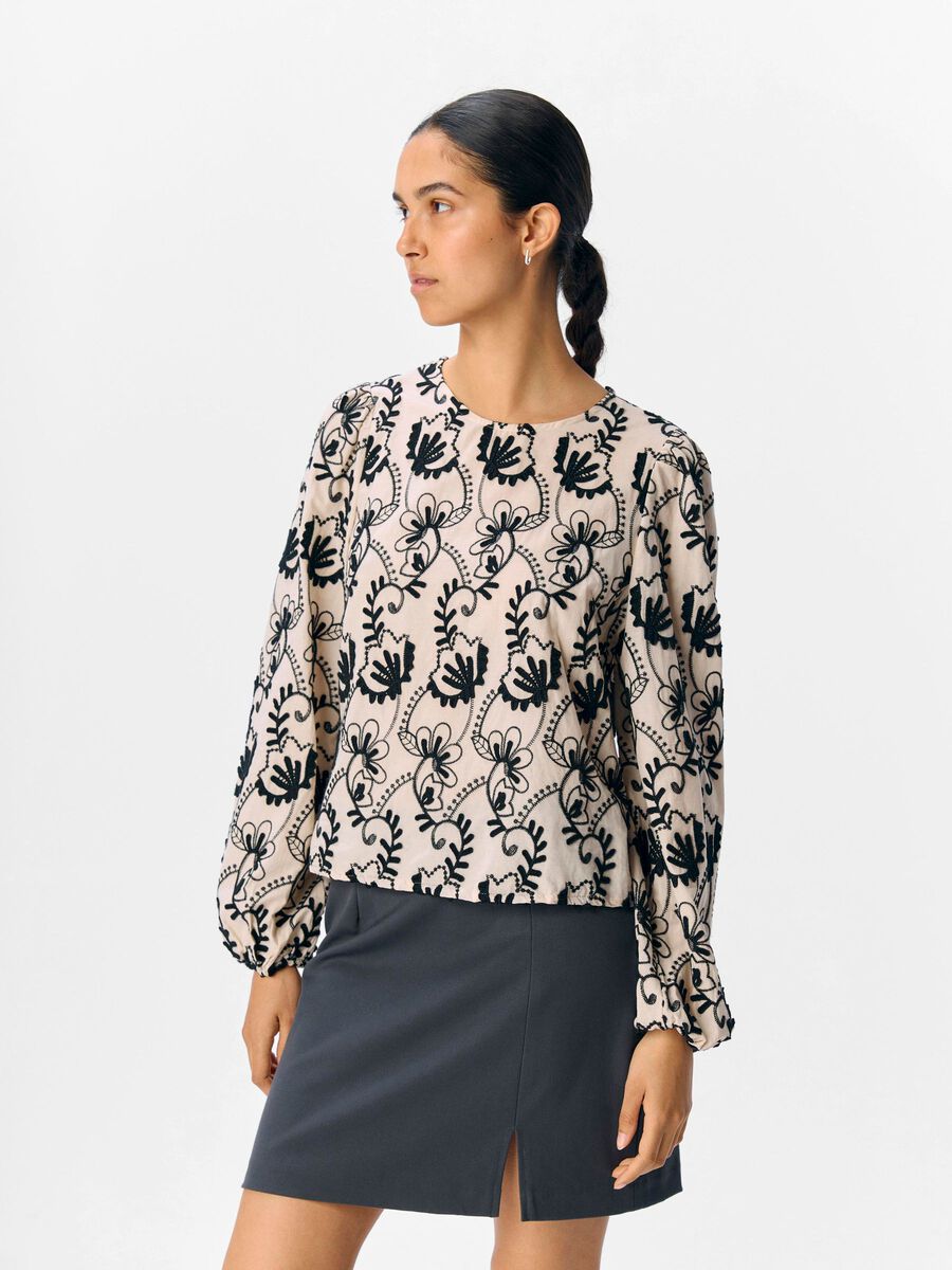 OBJECT GEDETAILLEERD BLOUSE, Sandshell, highres - 23046020_Sandshell_1210844_003.jpg