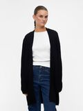Object Collectors Item RIBBED KNITTED CARDIGAN, Black, highres - 23040525_Black_003.jpg