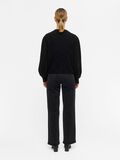 Object Collectors Item BALLOON SLEEVED KNITTED CARDIGAN, Black, highres - 23036283_Black_004.jpg
