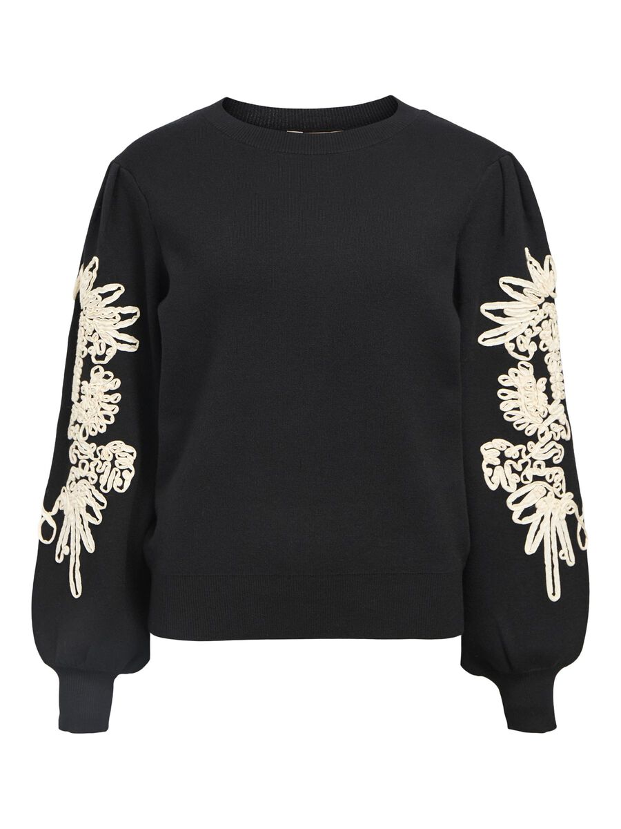OBJECT OBJJOANA PULLOVER, Black, highres - 23040087_Black_1130808_001.jpg