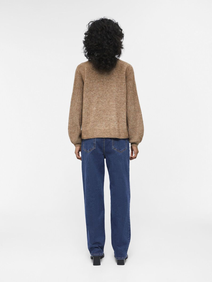 Product carousel image - ALPACA WOOL BLEND CARDIGAN, Fossil | 2