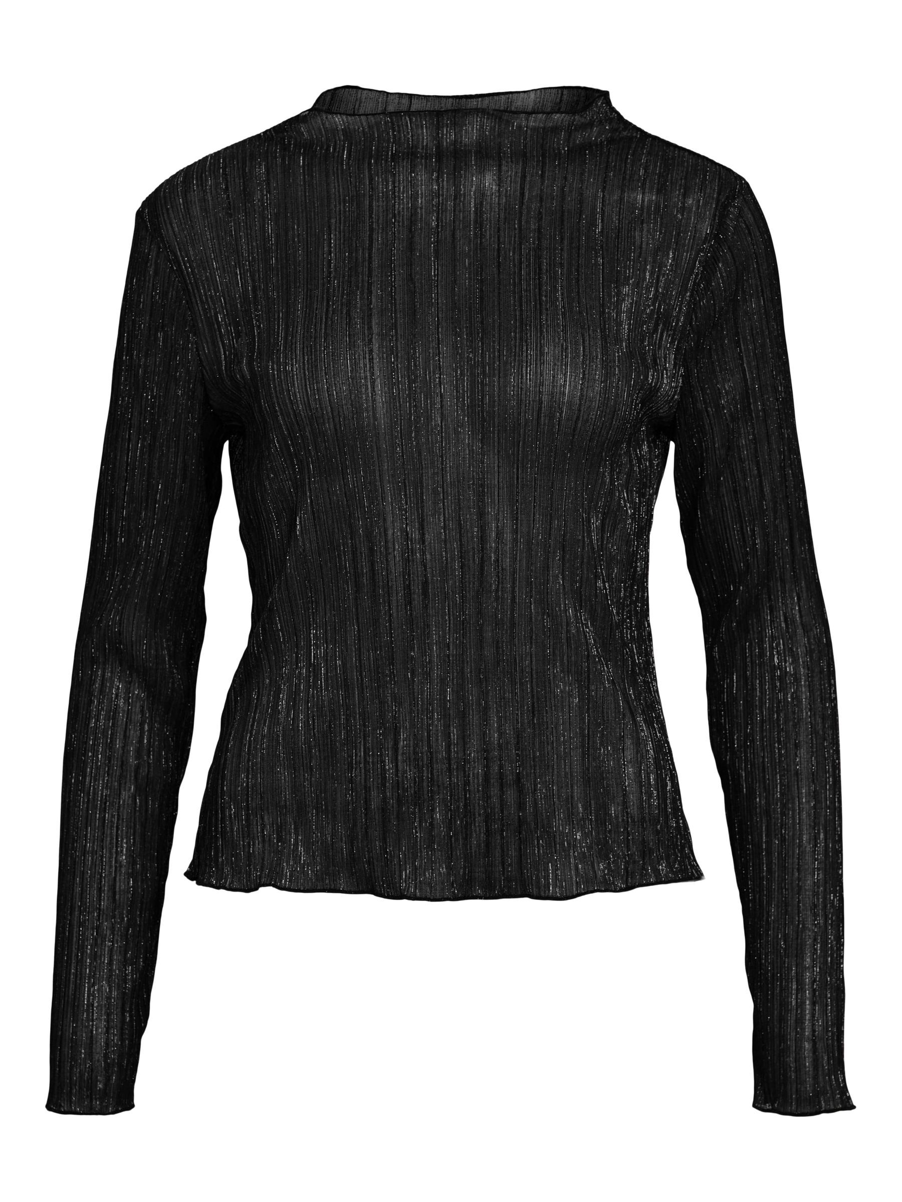Transparante top zwart sale
