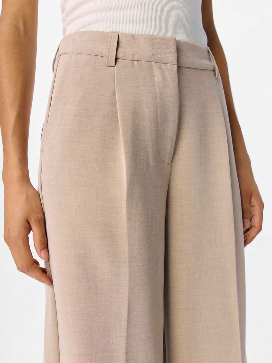 Carousel image - WIDE LEG HOSE, Tannin | 5