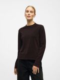 Product image thumbnail - GLITTERY LONG SLEEVED TOP, Black | 2