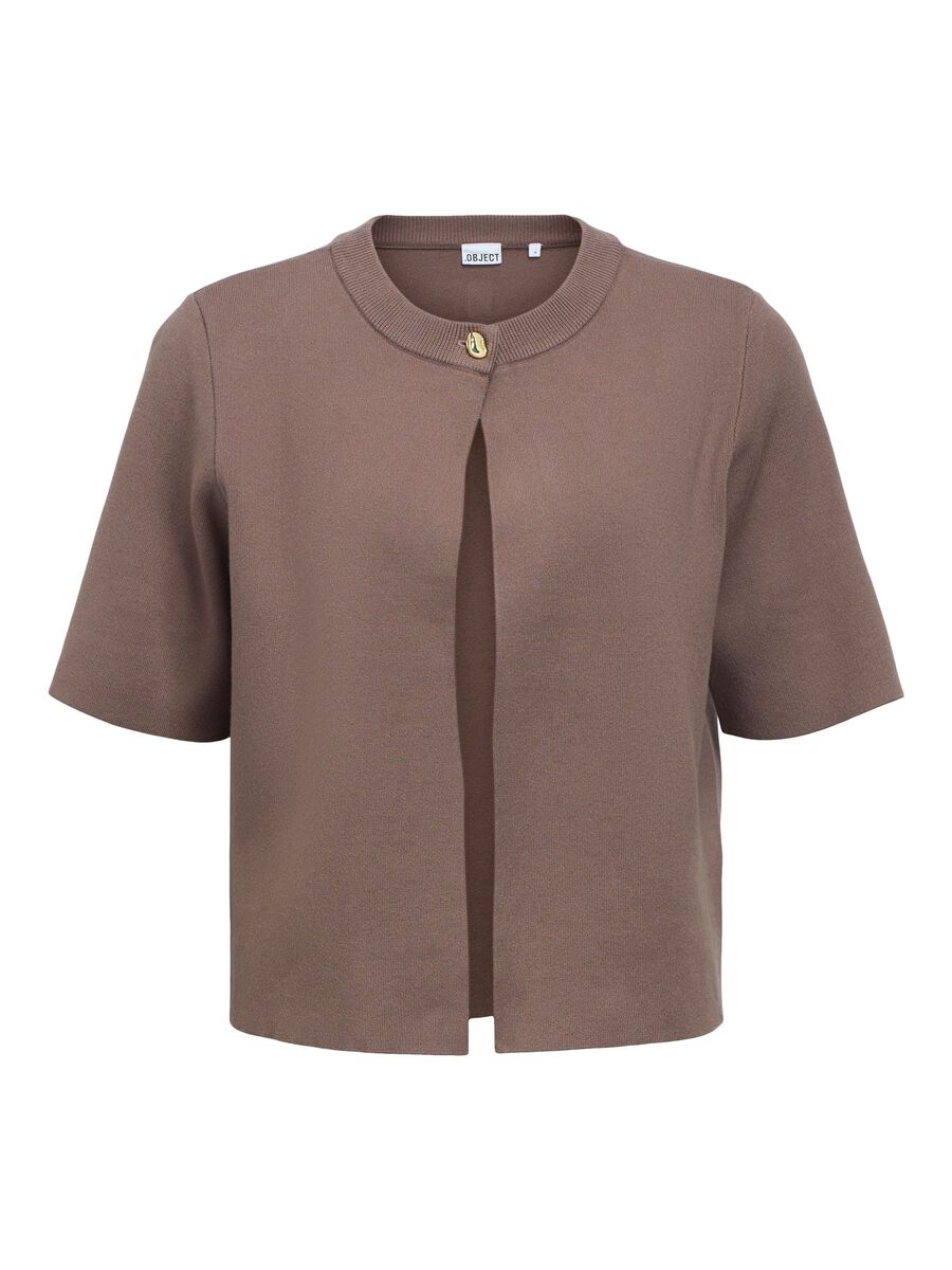 Product carousel image - KORTE MOUWEN VEST, Morel | 1