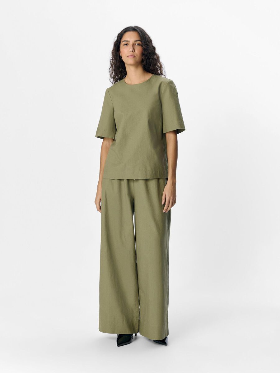 Carousel image - H&Oslash;RBLANDINGS T-SHIRT, Capulet Olive | 5