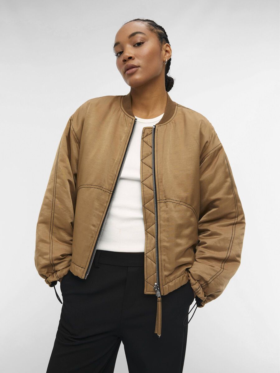 Object Collectors Item REVERSIBLE BOMBER JACKET, Cacao Nibs, highres - 23042564_CacaoNibs_003.jpg