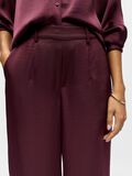 Product image thumbnail - SATIN TROUSERS, Mauve Wine | 5