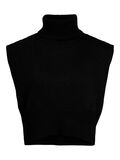 OBJECT COSY KNITTED BIB, Black, highres - 23040430_Black_001.jpg