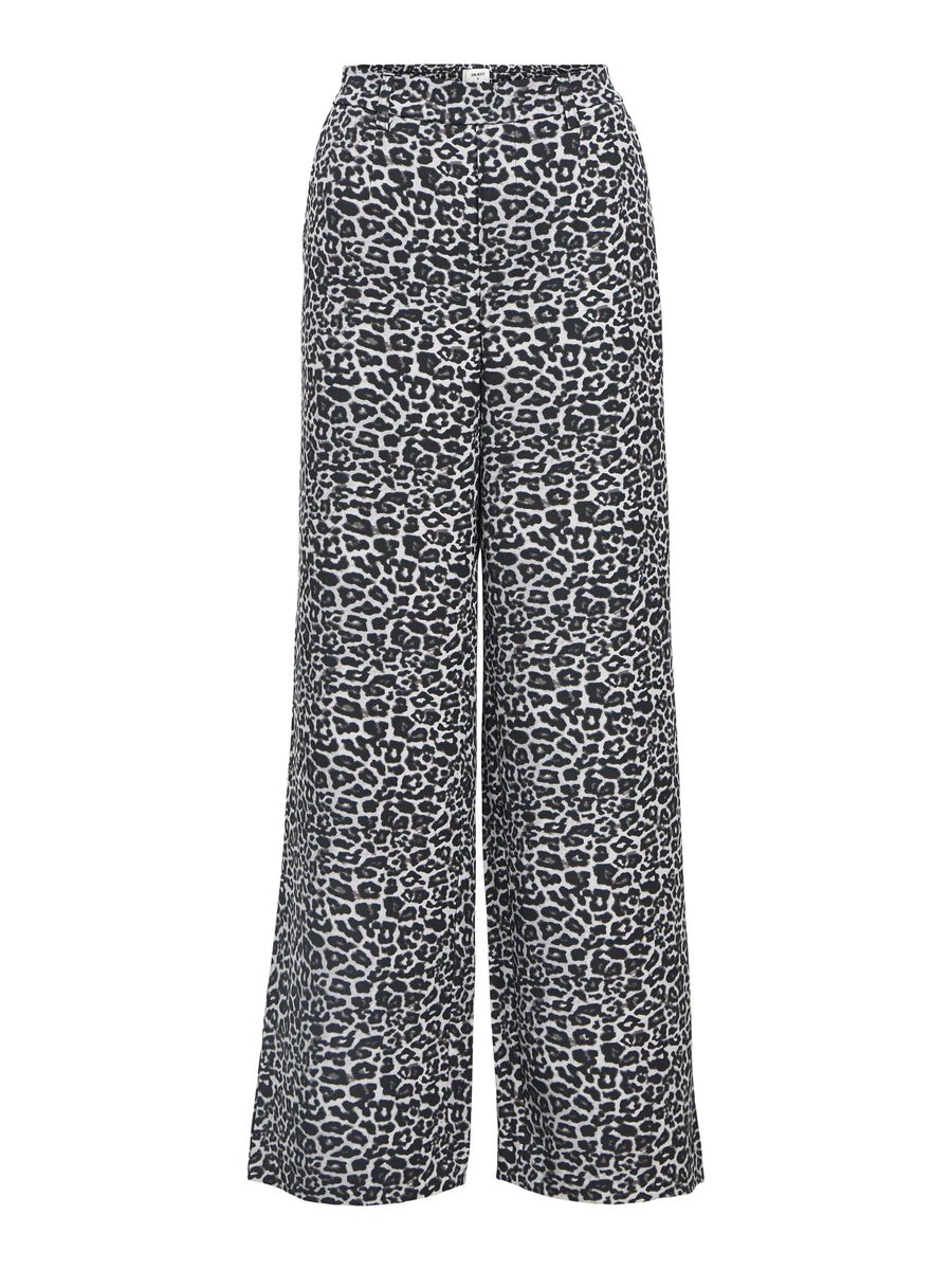 OBJECT LEOPARD PRINT WIDE-LEG TROUSERS, Grey, highres - 23046226_Grey_1208637_001.jpg