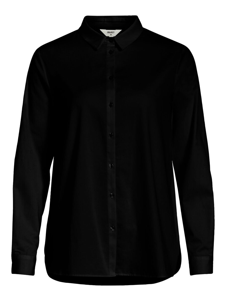 Object Collectors Item LOOSE FIT OVERHEMD, Black, highres - 23032978_Black_001.jpg