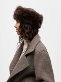 Product image thumbnail - FAUX FUR HAT, Seal Brown | 4