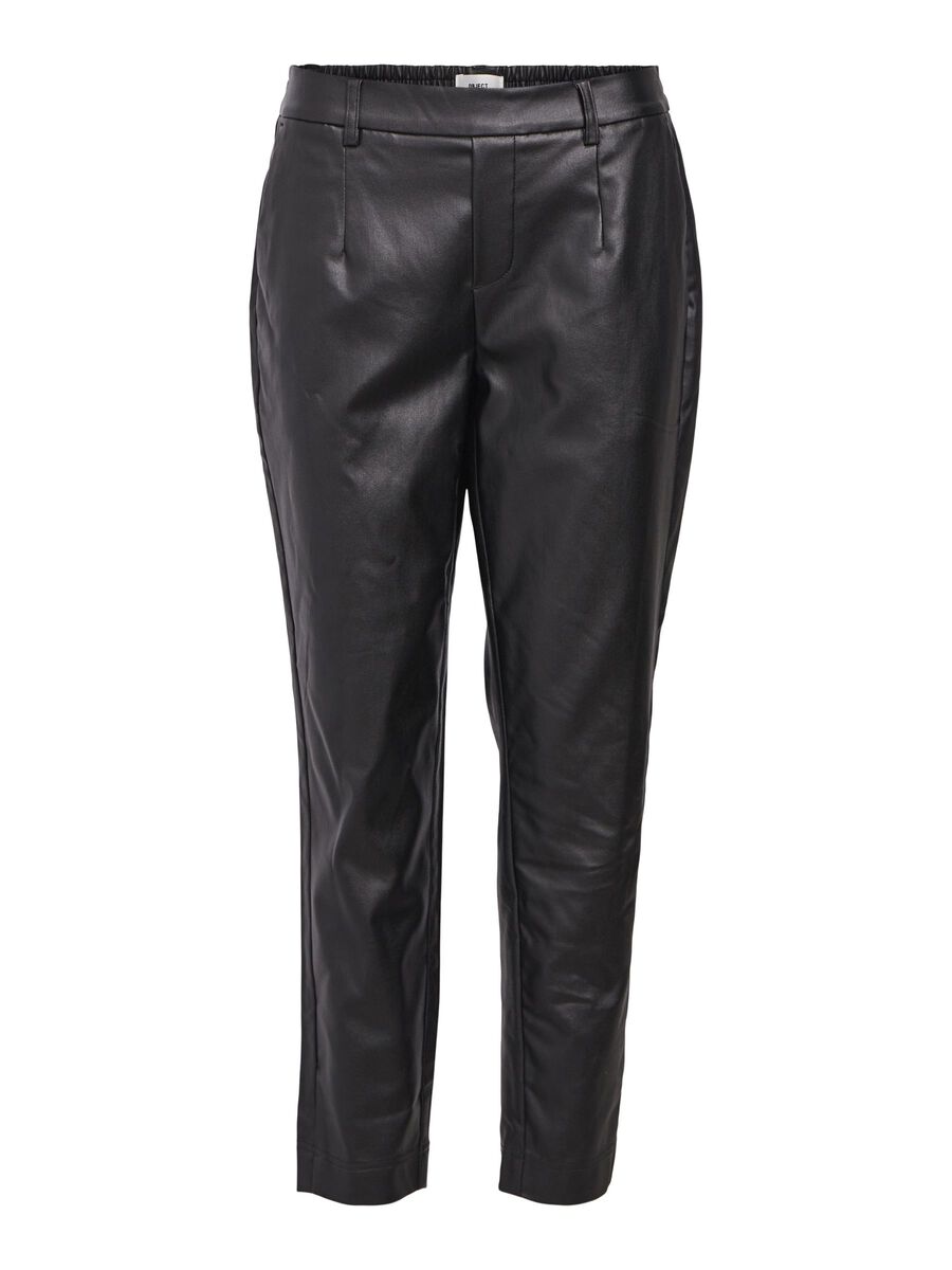 Carousel image - COATED TROUSERS, Black | 1