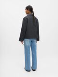 Product image thumbnail - OBJKEILY SHORT JACKET, Dark Grey Melange | 3