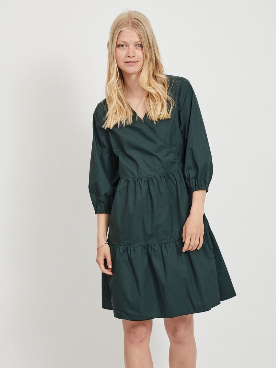 Object Collectors Item 3/4 SLEEVED WRAP DRESS, Scarab, highres - 23033198_Scarab_003.jpg