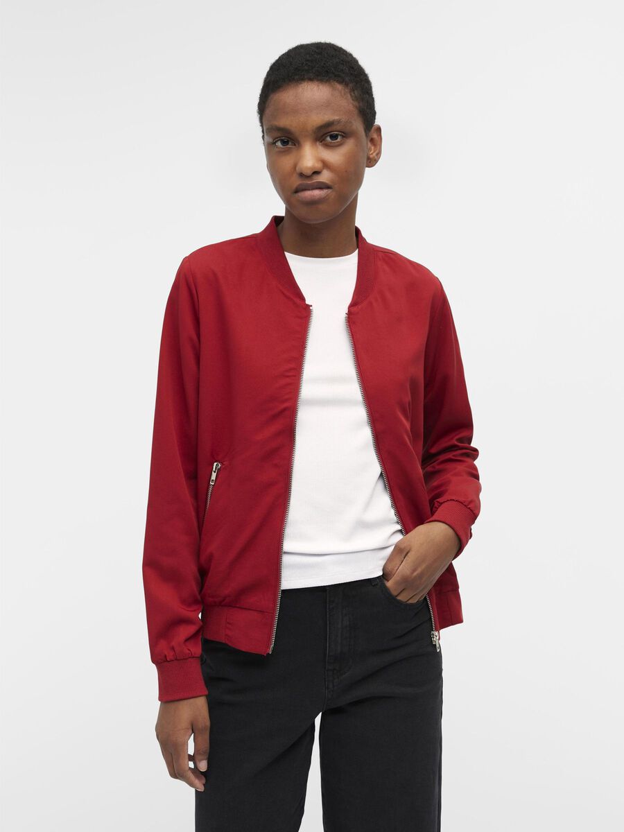 Object Collectors Item OBJLEE ANN VESTE BOMBER, Red Dahlia, highres - 23030750_RedDahlia_003.jpg