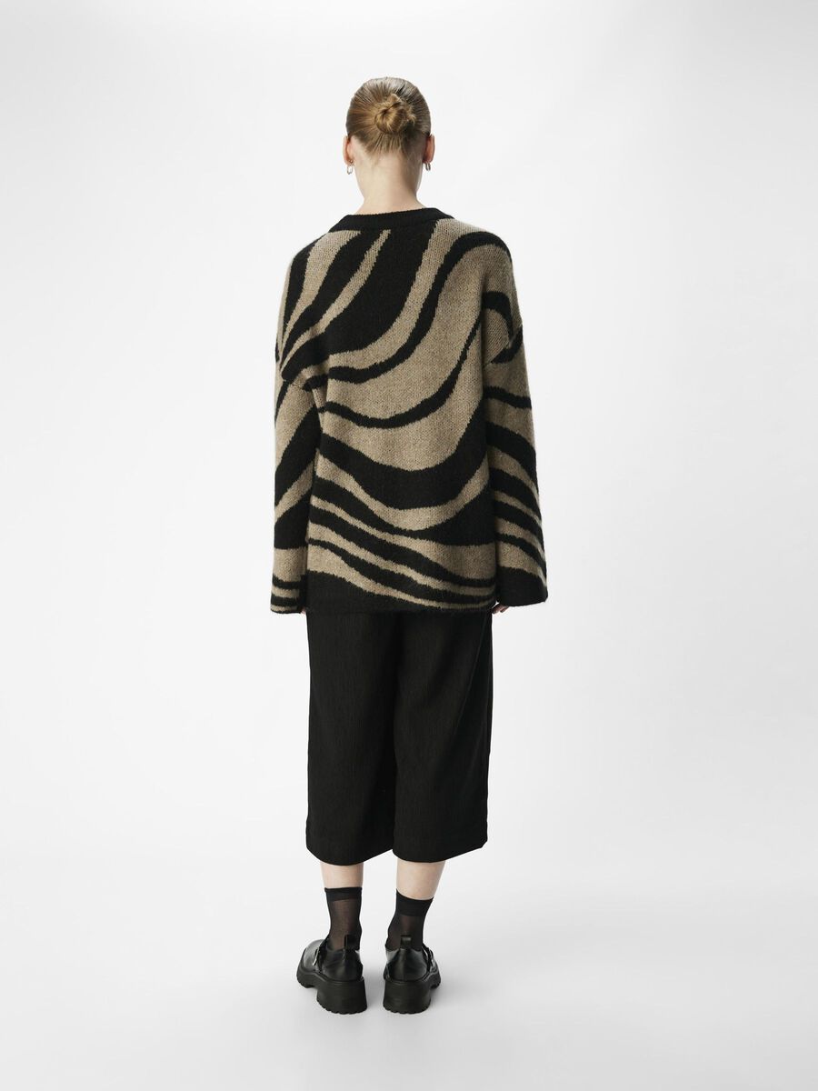 OBJECT KNITTED PULLOVER, Black, highres - 23044637_Black_1145786_004.jpg